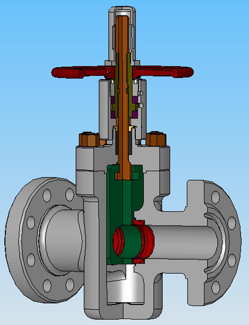 flanged-thermal recovery wellhead